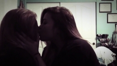 Amateur asian girls lesbian kiss